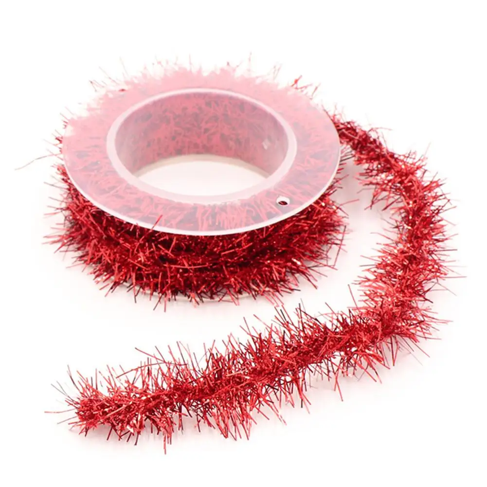 1.5m/roll Christmas Tree Decoration Metal Wire Color Tree Strip Holiday Decorative Family Diy Ribbon Supplies Christmas F6a4