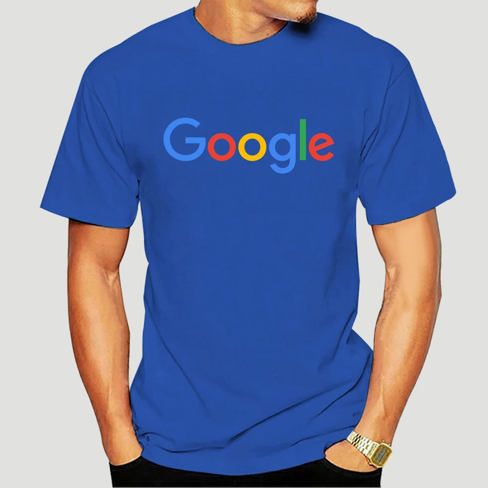 Google Casual tshirt Google Clothing Google Print T shirt O-neck Short Sleeve Tees Google Logo Short sleeve tee shirt 2711X