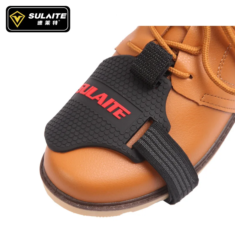 Picture 4: SULAITE Motorcycle Shift Gear Lever Pad Anti-Slip Wear Resistant Protective Brake Shoe Guard for Motorbike Off Road Riders Safe