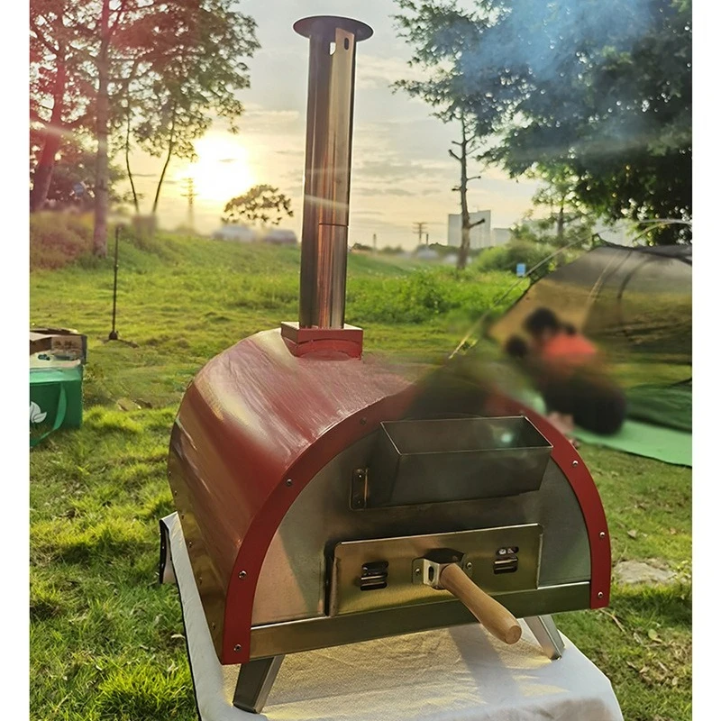 Outdoor camping 13 inch pizza grill portable barbecue grill
