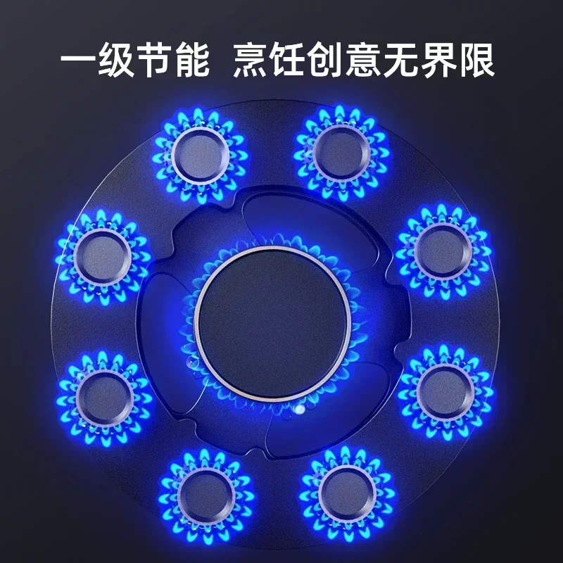 Household three gas stove, natural gas, double gas stove, embedded liquefied gas, three gas stove