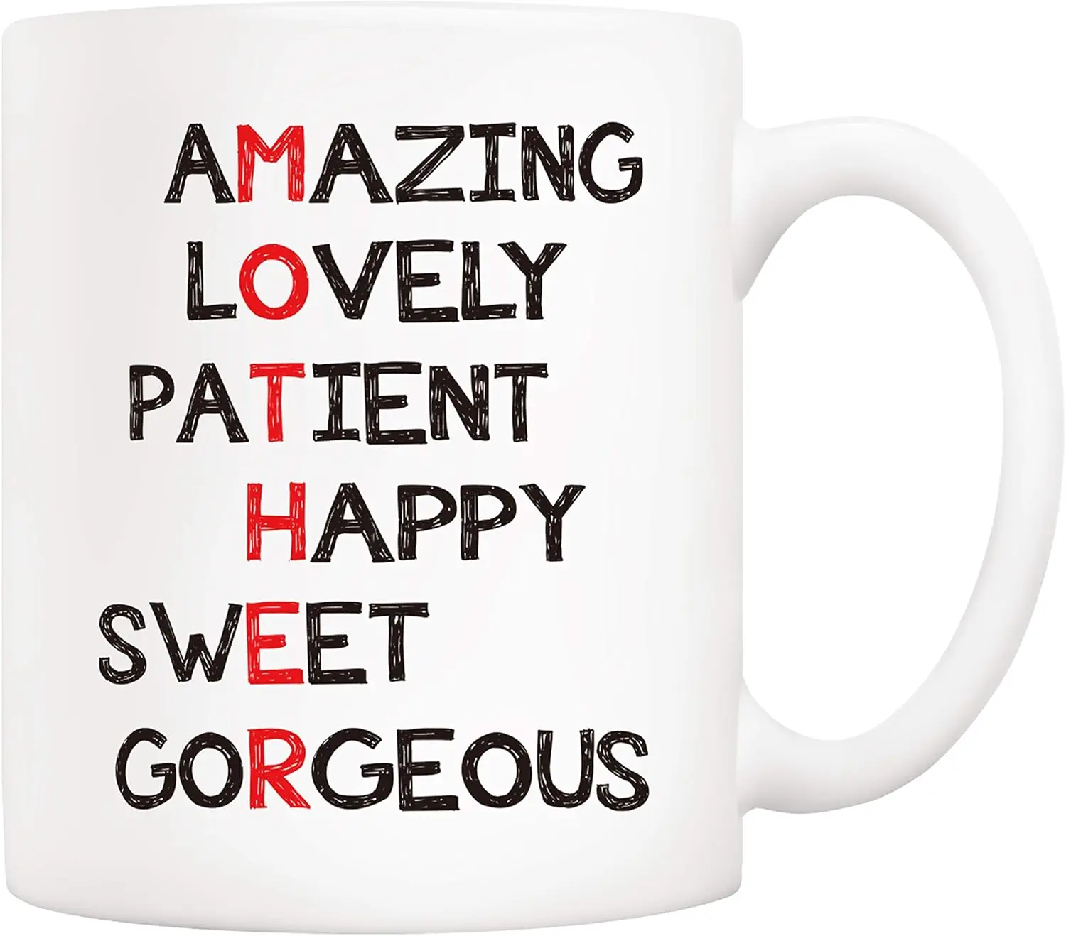 Funny coffee mug, best Mother's Day gift for mom, kids, daughter, son and child, novelty ceramic mug for mother, women and her