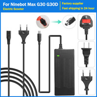 42V 2A Battery Charger for Segway Ninebot ES1 ES2 ES4/Max G30 G30D for Xiaomi M365 Electric Scooter Battery Power Charging Parts