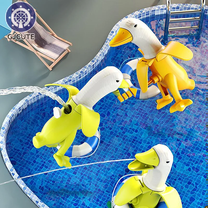 1 pckaii Banana Duck pistola ad acqua Outdoor Funny Beach pistola ad acqua a forma di frutta ornamento da tavolo Room Decor regali per bambini