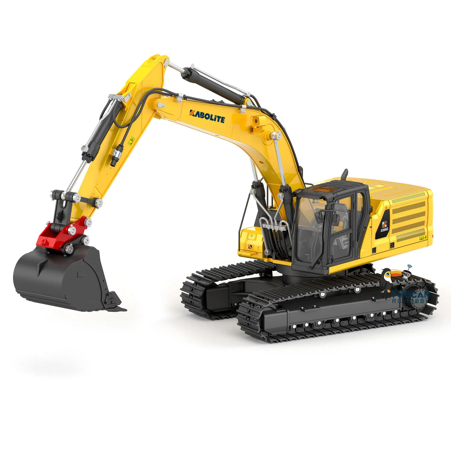 Upgraded K336GC 1/18 RC Hydraulic Excavator Kabolite K961 100S RTR Remote Control Construction Digger Model Toy Battery Charger