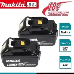 Original Makita 18V tools Battery for 18v drill Replacement Batteries BL1830B BL1850B BL1860B BL1815 BL1830 BL1840