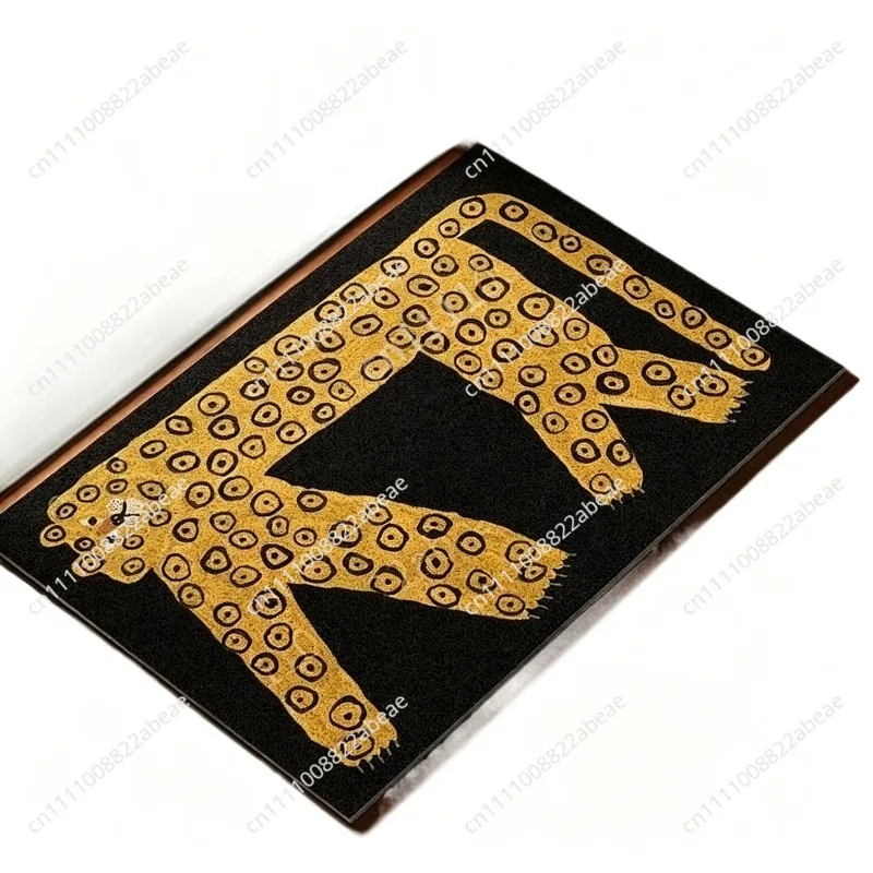 Animal PVC Welcome Doormat Cartoon Colorful Cuttable House Entrance Mat Carpet Anti Dust Pad Outdoor Aesthetic Home Decor
