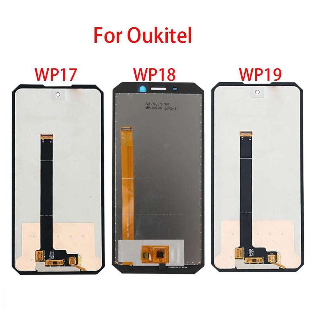 LCD Display For Oukitel WP5 WP6 WP7 WP8 WP9 WP13 WP15 WP16 WP17 WP18 WP19 WP20 WP21 LCD Display Touch Screen Assembly