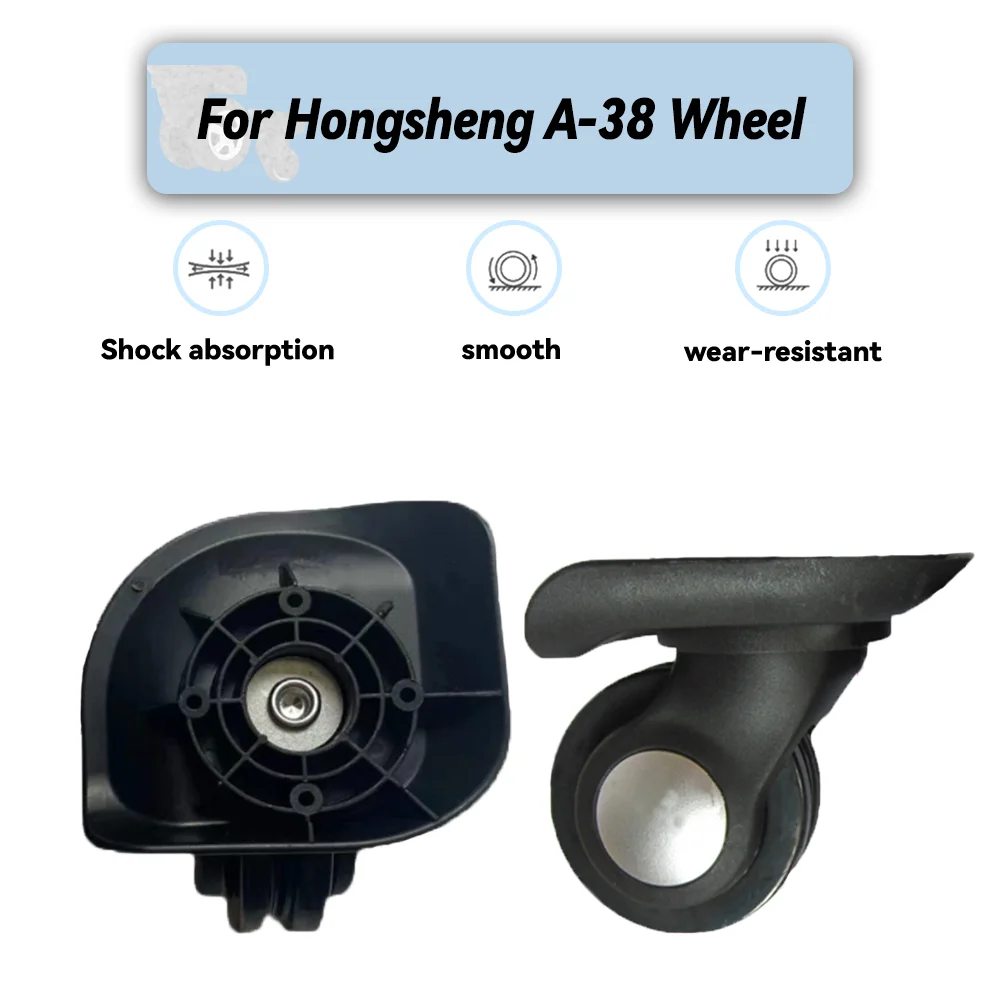 For Hongsheng A-38 Universal Wheel Replacement Suitcase Rotating Smooth Silent Shock Absorbing Wheel Accessories Wheels Casters