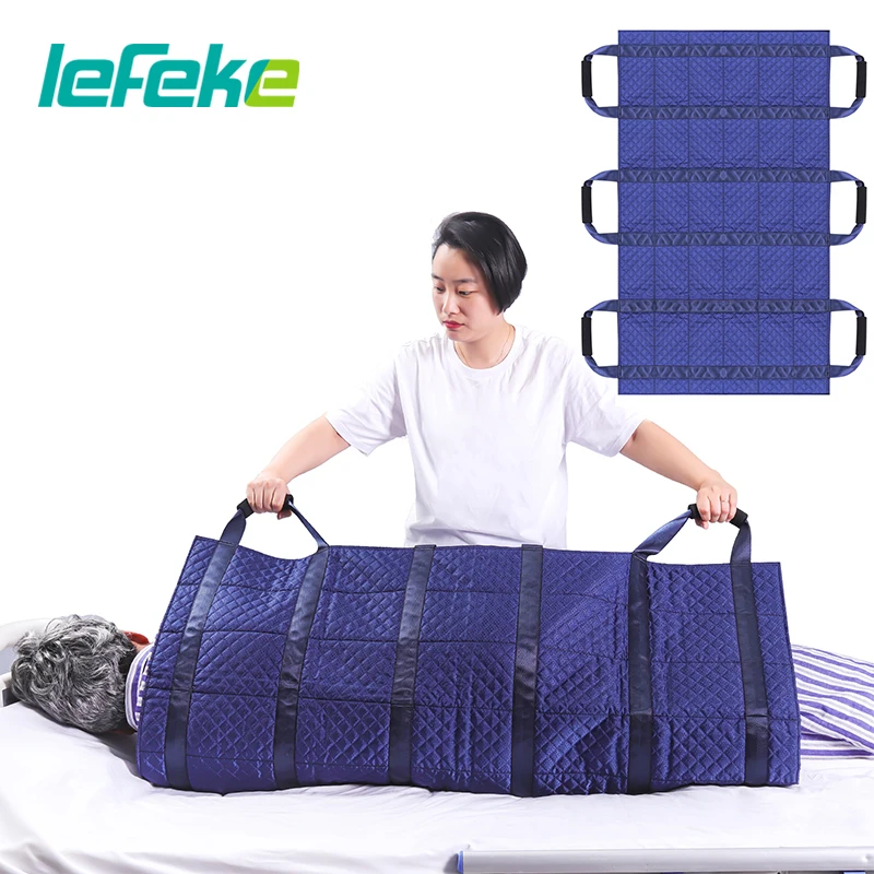 Lefeke Patient Elderly Transfer Moving Sheet Belt Nursing Bedridden Positioning Lift Belt Pad Mat Reinforcement Strap