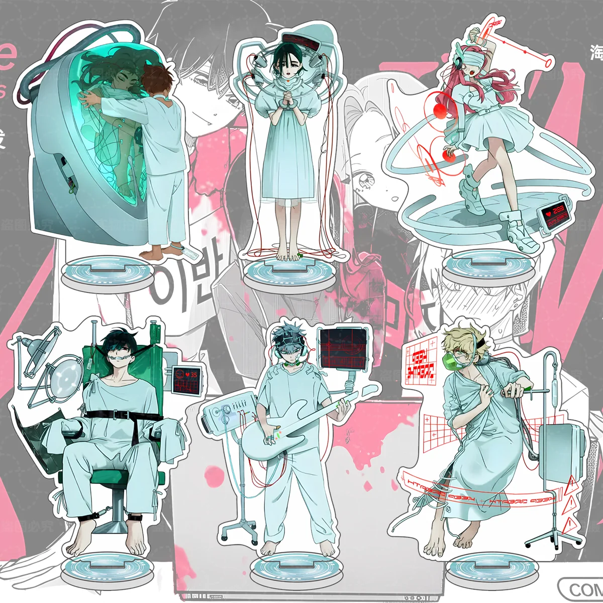 ALIEN STAGE IVAN & TILL Gift Toy Figures Acrylic Stand Anime Model