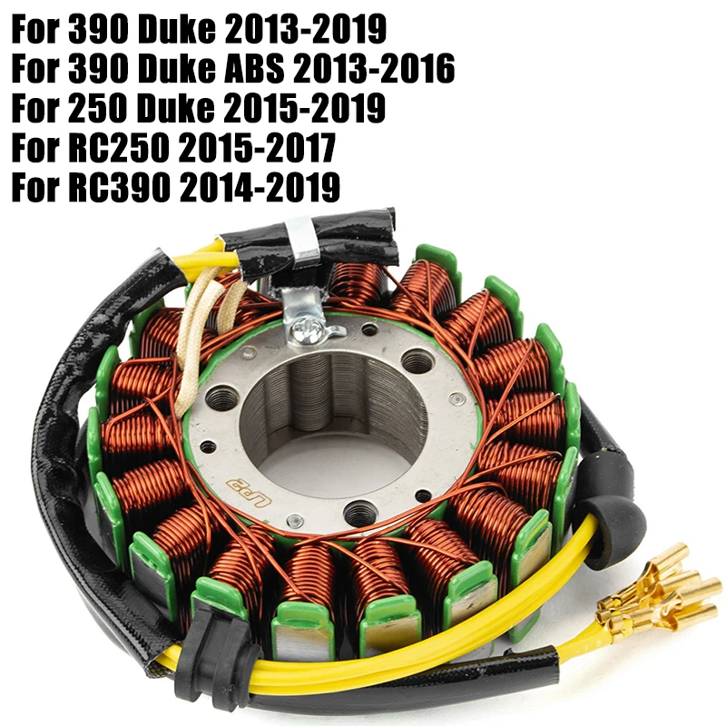 

Stator Coil For KT/M 390 250 Duke RC250 RC390 ABS 2014-2019 Husqvarna 401 Svartpilen Vitpilen 93739004100 90839004000 9383900400