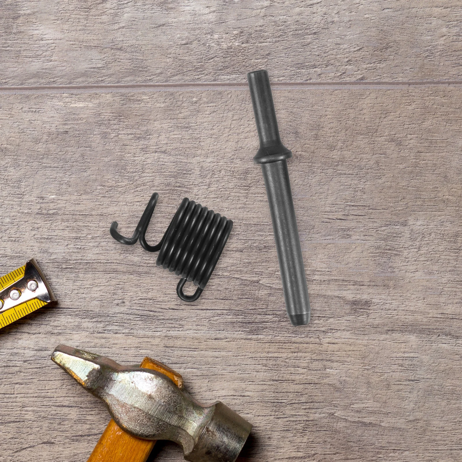 1 conjunto pneumático rebite martelo bit ferramenta de ar resistente semi oco sólido cabeça rebite para instalação profissional sinal tráfego