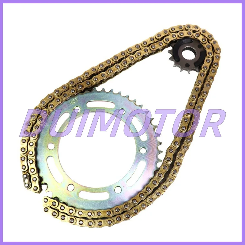 Chain Set / Chain / Large and Small Sprockets for Yamaha Ybr250 Ys250