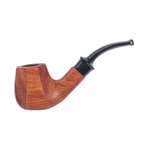 Classic Rosewood octagon Smoking Pipe Portable Bent Solid Wooden Tobacco Pipe Smoking Accessories