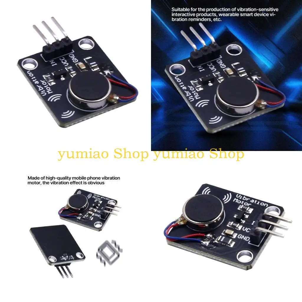 

587b 5V Модуль вибрационного модуля вибрации высокого и низкого уровня мини -модуль вибрации для