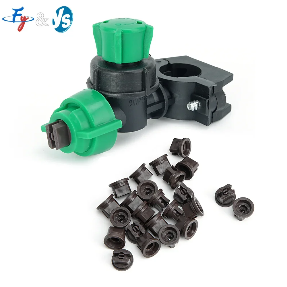 Discount 10Pcs Agricultural Spraying Nozzle Anti-Drip Spray Nozzle Garden Watering Tube Anti Drip Pipe Clamp