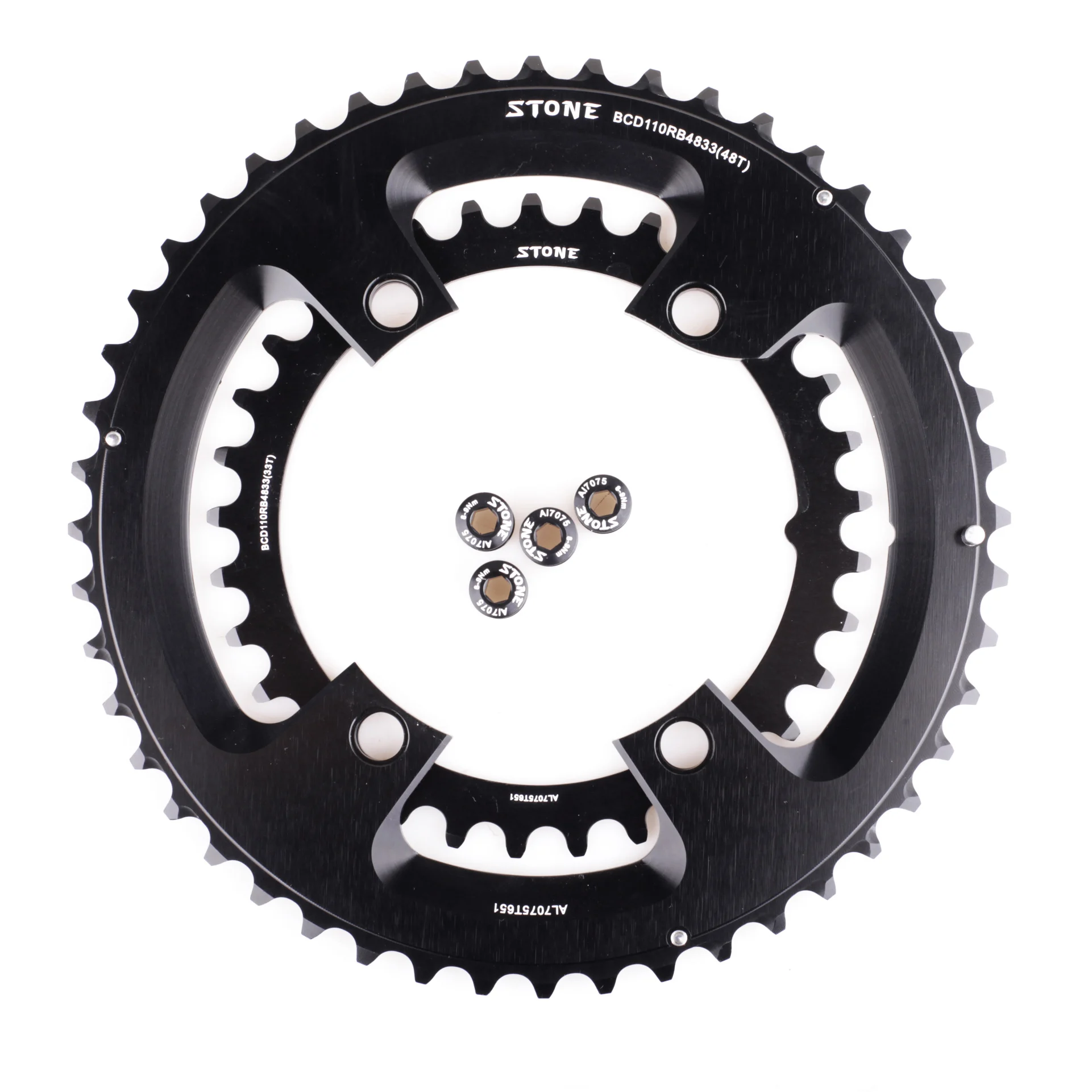 Kő- Keverés Kontra chainring BCD 110mm 4 Felcsavar 46T 32T 48T 33T 50T 34T 54T számára R7000 R8000 R9100 közúti Bicaj chainwheel Rablánc Porond