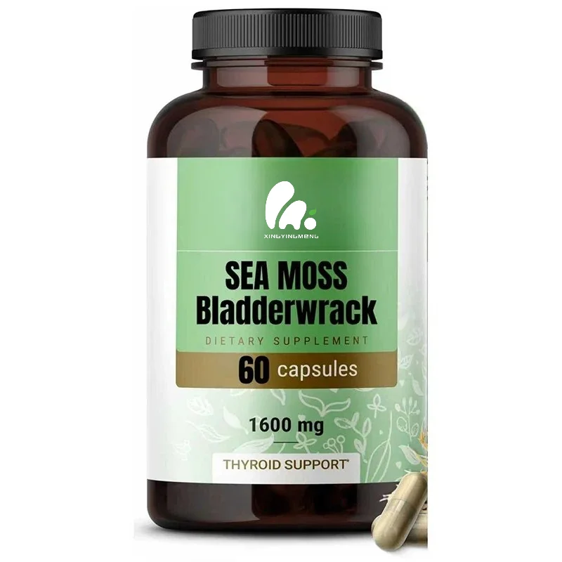 1600mg Seaweed and Bladder Peristaltic Agent, Immune, Vegan Non GMO Immune Supplement, Comprehensive Support, 60 Capsules