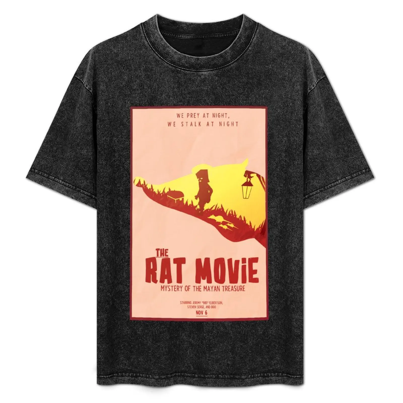 Rat Movie T-Shirt Soft Stretch Short Sleeve Top