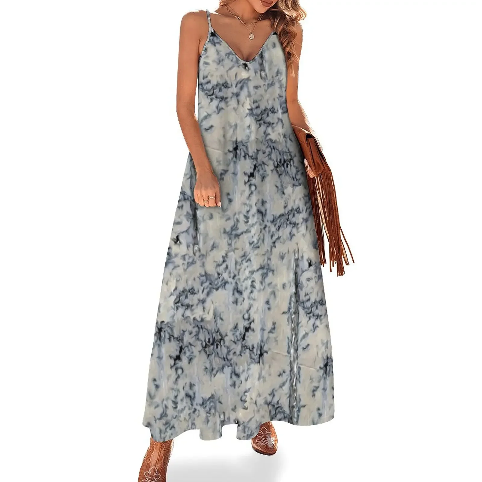 

Blue Cheese Sleeveless Dress summer women's suit summer dresses for women 2024