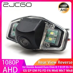 AHD 1080P Parking Reverse Back up Car Rear View Camera for Honda Accord Euro Civic 6 7 8 CF CL EU ES EP EM FG FD FA Mk6 Mk7 Mk8