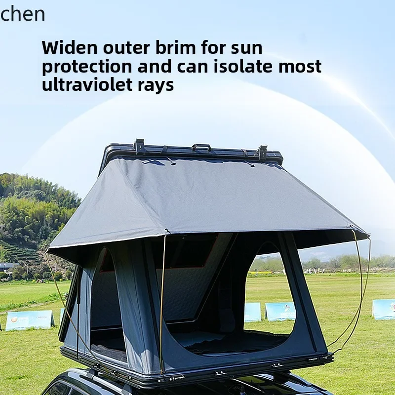 aluminum alloy hard shell rising roof tent automatic folding off-road pickup truck car tent