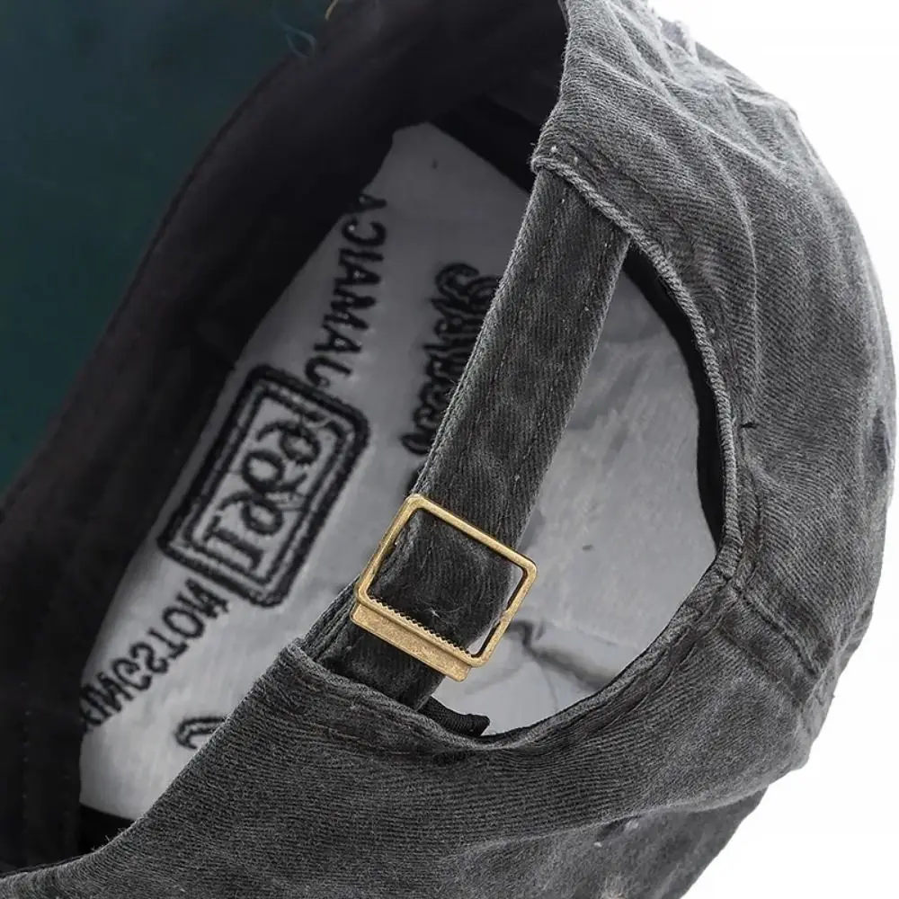 

Fashion Washed Denim Letters Baseball Cap 1969 Letter Vintage Hip Hop Hats Adjustable Dad Cap Trucker Hat Outdoor Streetwear