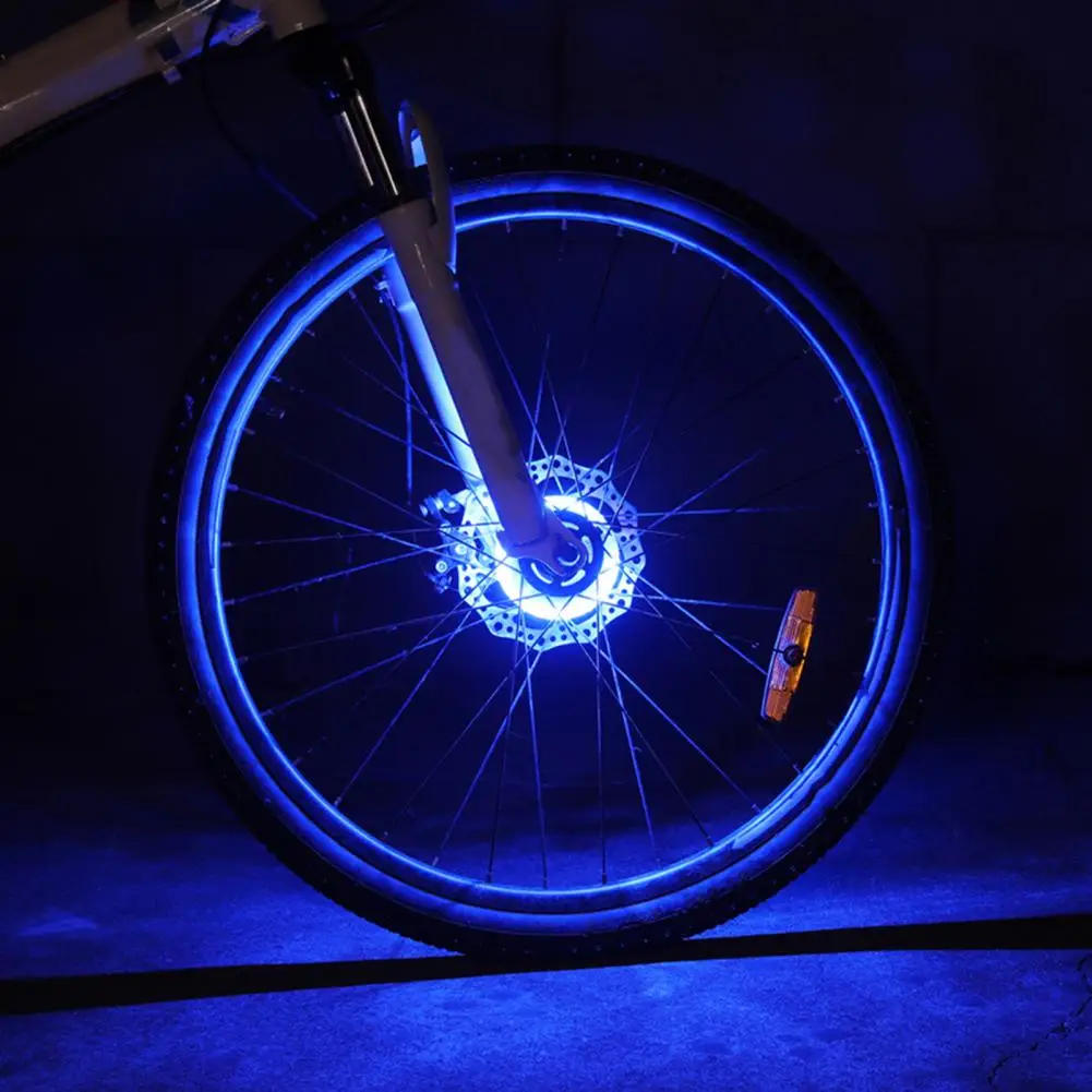 

9.8cm Diameter Bicycle Wheel Light IP55 Waterproof Rechargeable Adjustable Night Riding Cycling Hub Spoke LED Decoration Lamp
