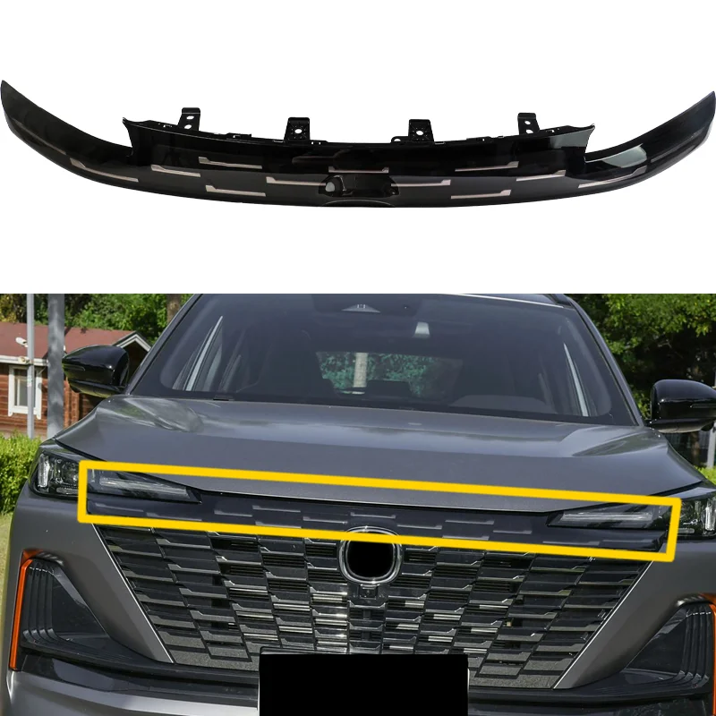 

For Changan CS55 Plus 2022 2023 Radiator Grille Trim Front Bumper Cover Molding Trim