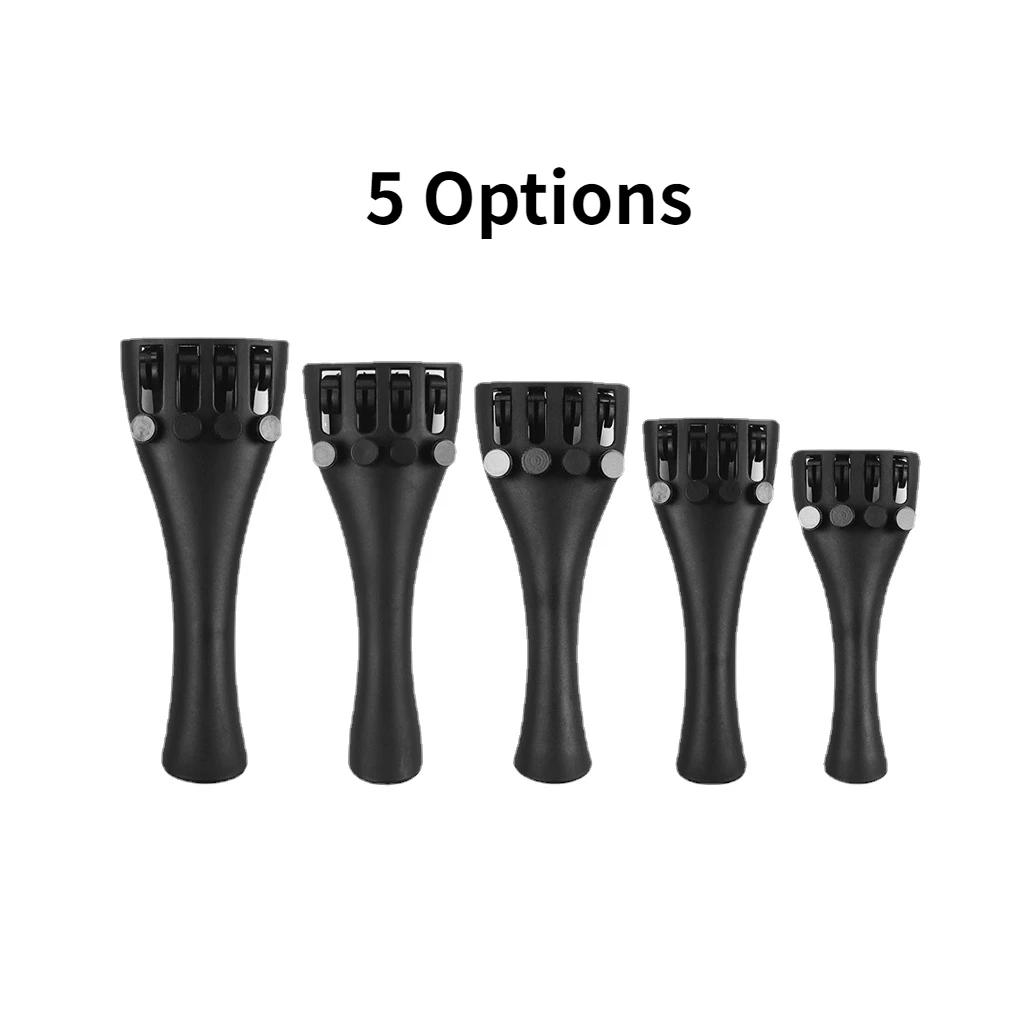 4/4 3/4 1/2 1/4 1/8 Violins Carbon Fiber Violin Tailpiece Carbon Fiber Fiddle Tailpiece 4 Fine Tuners Adjuster Tailpiece Guts