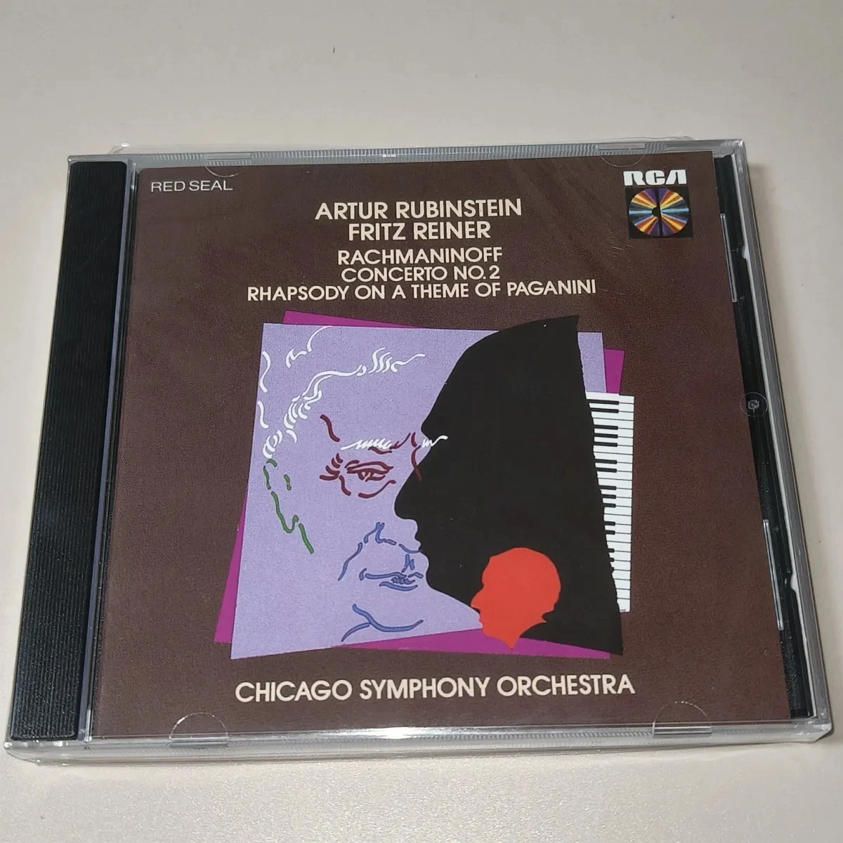 

Classic Sergei Rachmaninoff Music CD Rhapsody on a Theme of Paganini Album Music Record Cosplay Walkman Car Soundtracks Box Gift