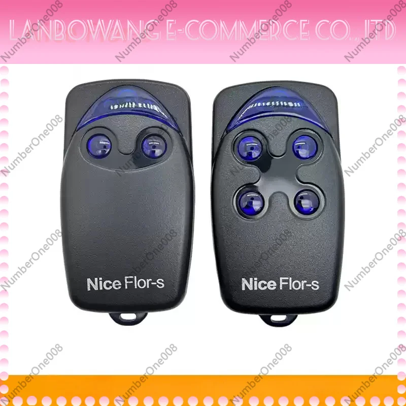 2Pcs 433MHz Rolling Code Garage Door Remote Control Universal Replacement Key Fob