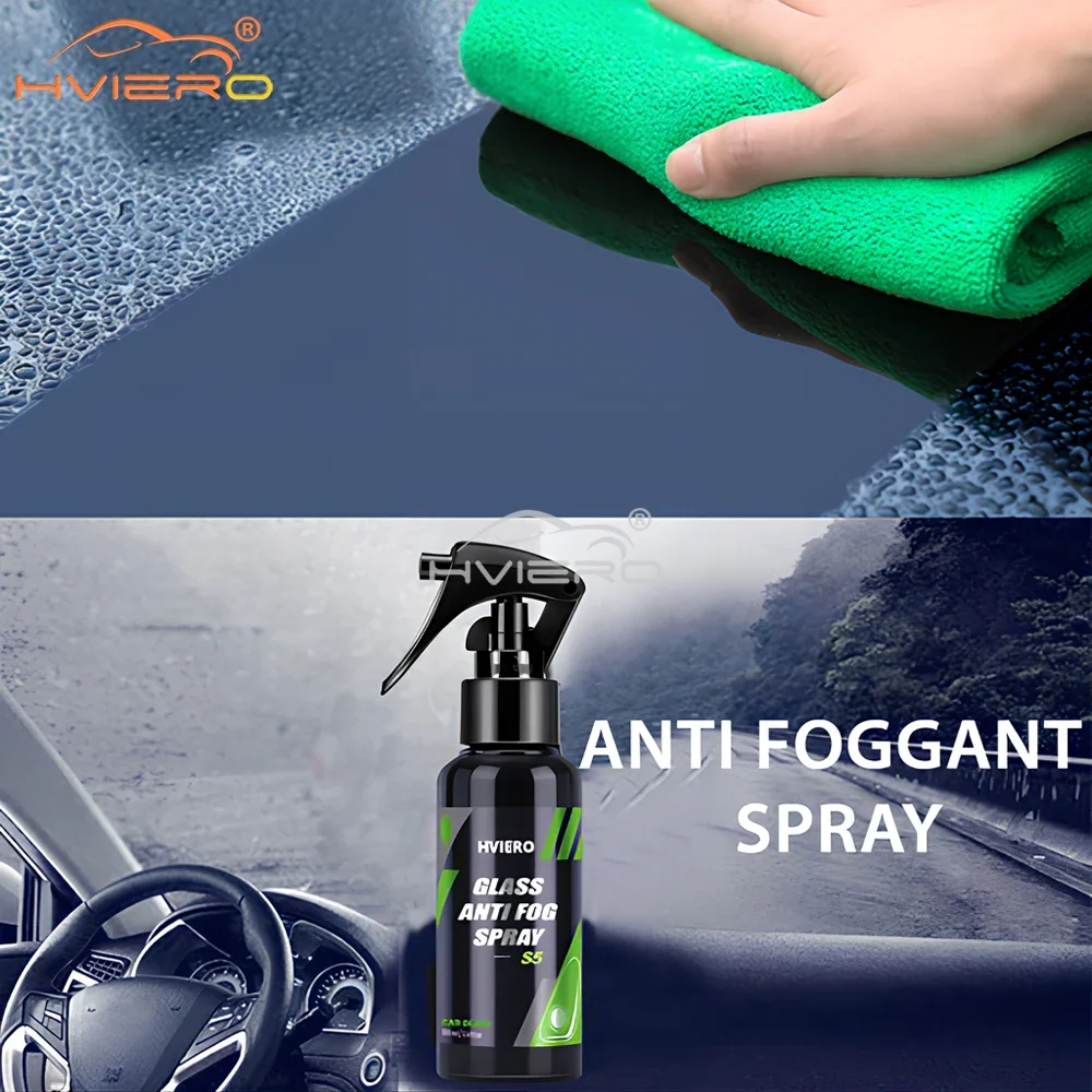 Auto Paint Care 50/100/300ml Car Inside Glass Durable Lasting Improves Driving Visibility Anti Fog Spray Prevents Sight Cleaning