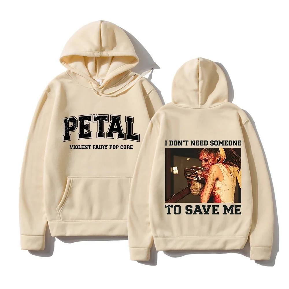 2026 Ariana Grande PETAL Hoodie Violent Fairy Pop Core Letter Pullover Men Women Vintage Harajuku Sweatshirt Winter Loose Casual