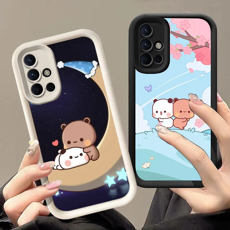 Cute BUBU  DUDU Phone Case For Samsung A13 A33 A34 A35 A52S A53 A54 A73 5G A12 A14 A15 A22 A23 A24 A25 A31 A32 A51 A71