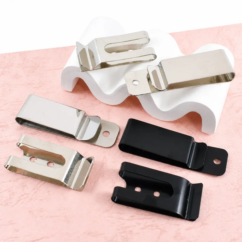 

5/10/20Pcs Metal Belt Loop Clip Buckle Wallet Pocket Waistband Fastener Hook Holster Sheath Bag Clasp DIY Craft Accessories Kit