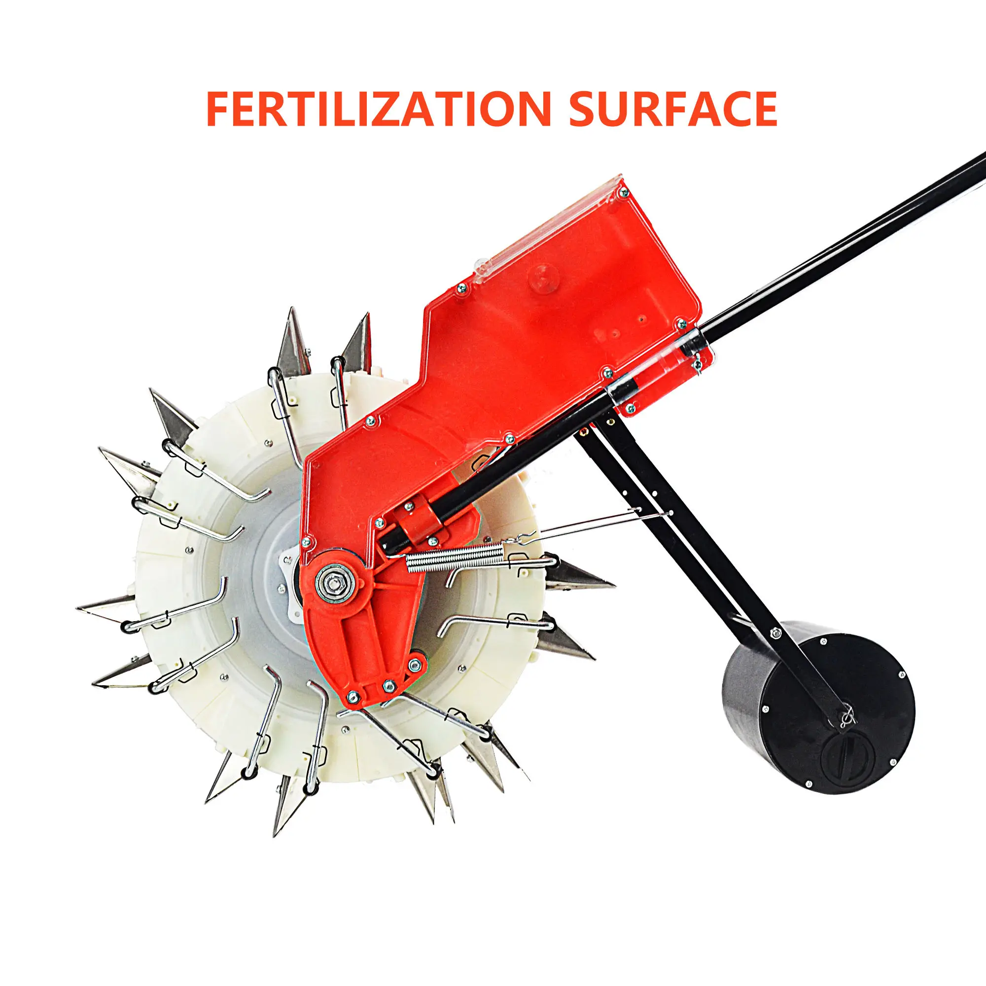 Manual Corn Grain with Fertilizer Box Push Seeders Agriculture Tools and Equipment Small Farming Seeder  grass seeder