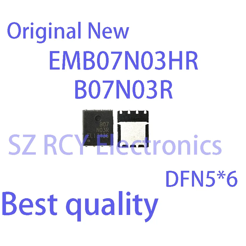 (5-10 PCS)NEW EMB07N03HR EMB07N03H B07N03 B07N03R DFN5X6 MOSFET IC Chip electronic