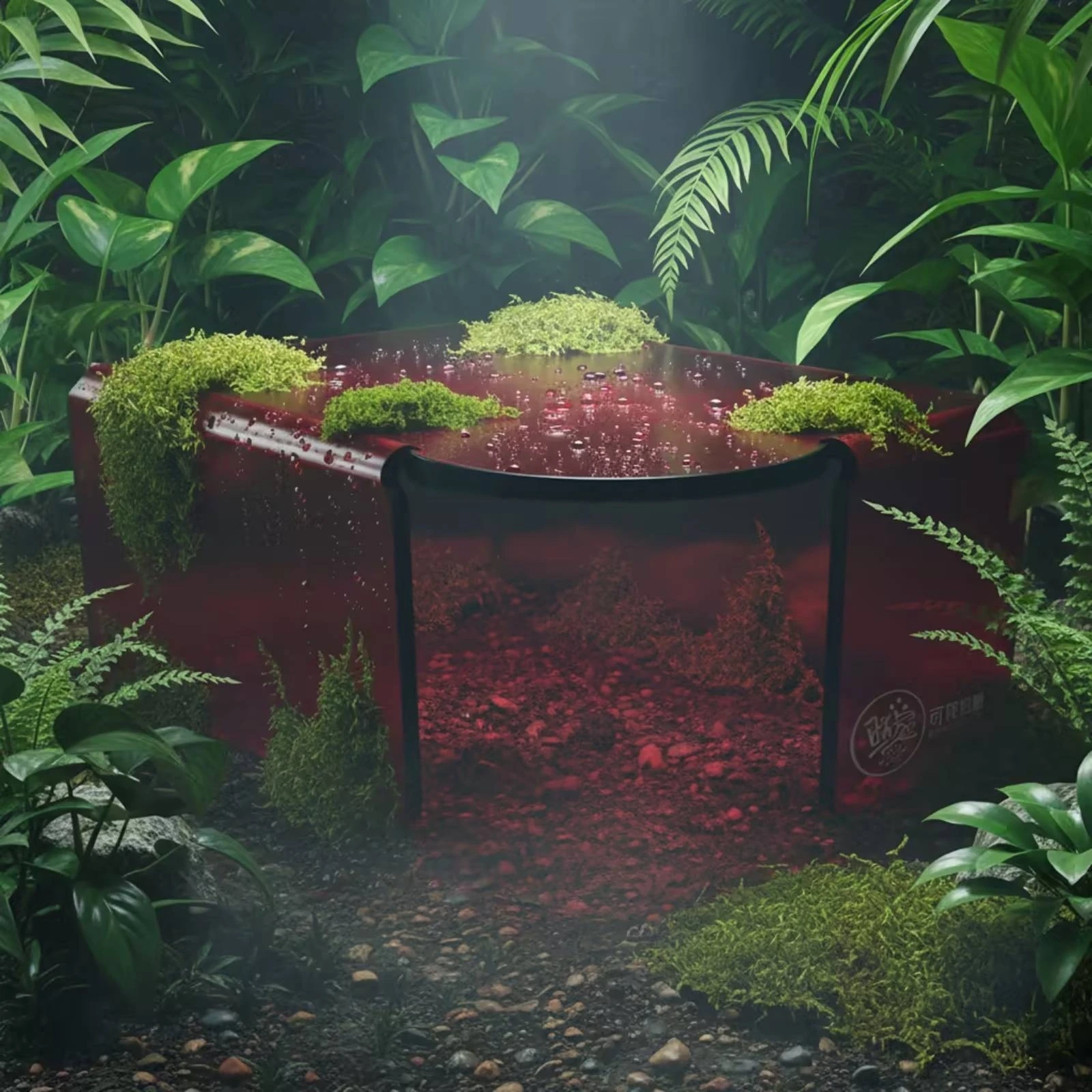 Reptile Hiding Shelter Translucent Terrarium Visual Hide Rock Hide Acrylic Hideout Low-Profile for Gecko