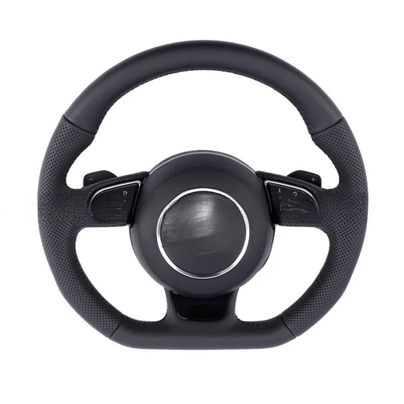 For Audi the modification of old  A4L, A6L, Q5, Q7, A3, Q3, A7 models to a new sporty flat-bottom steering wheel