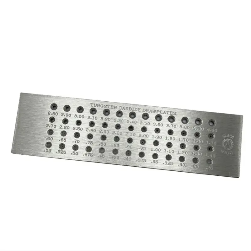 52 Holes Jewelry Making Drawplate with Good Quality-HDF