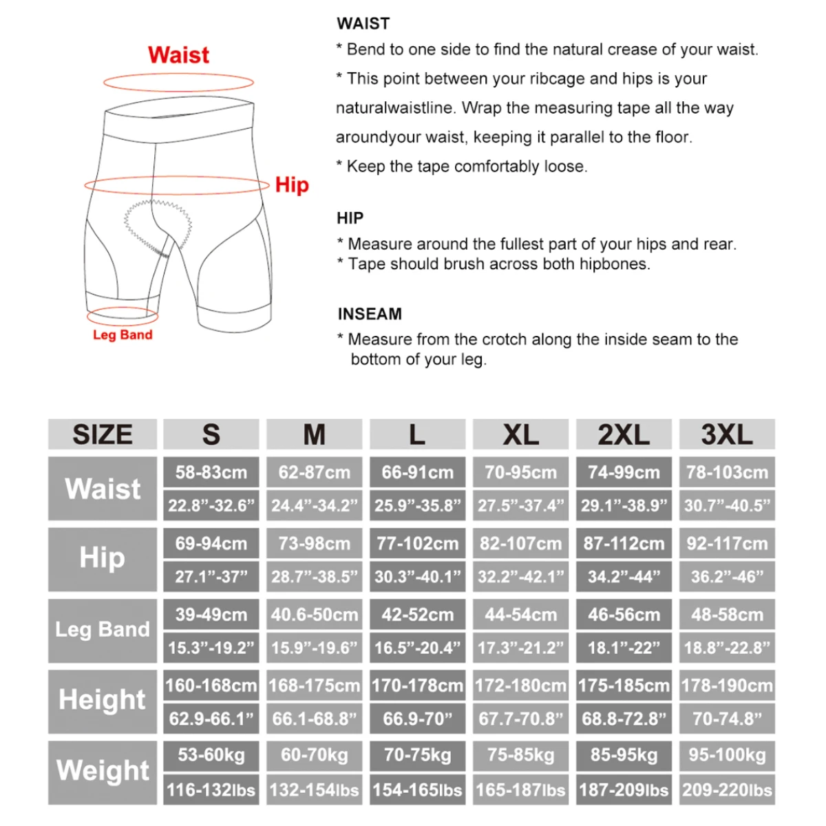 X-TIGER Men Cycling Underwear 5D Gel Padded MTB Bike Shorts With Anti-Slip Leg Grips Summer Breathable Bicycle Cycling Shorts