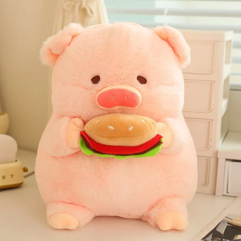 20/30cm Burger Cabbage Pig Doll Anime Pluszowa zabawka Śliczna lalka Wypchane zwierzę Miękka lalka Pluszowa świąteczna prezent na Święto Dziękczynienia