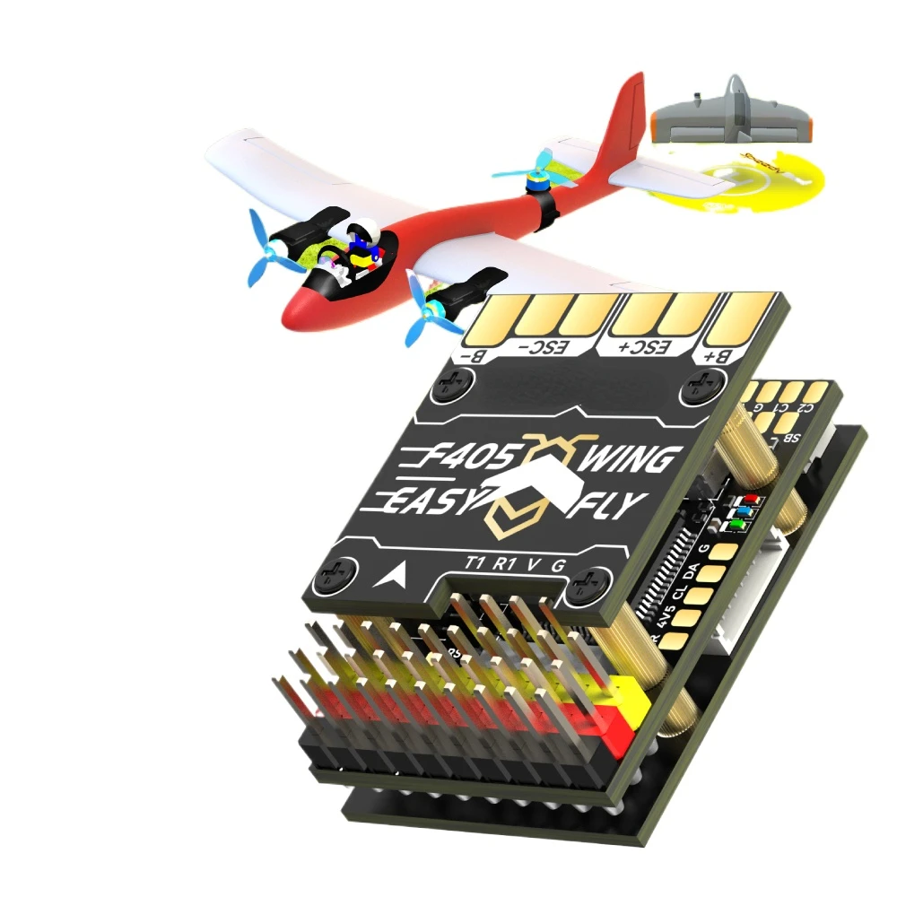 

F405 WING MINI fixed wing small-sized mini FPV model flight control with support for hanging up