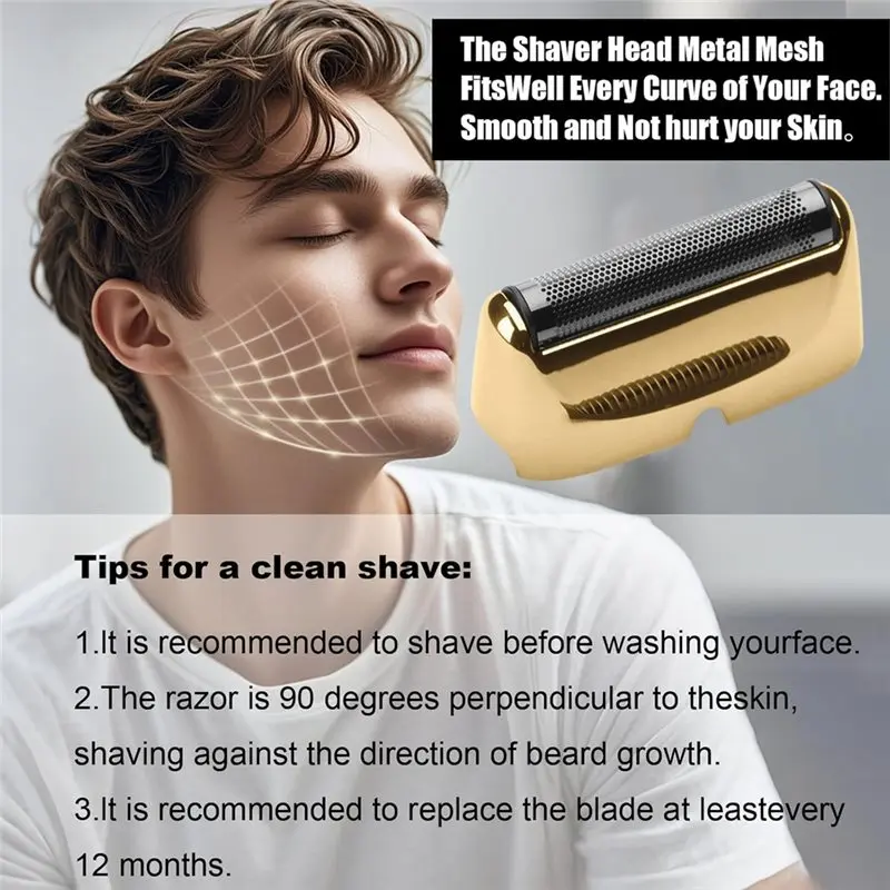 A38T-Replacement Foil And Cutter For Babylisspro UV Single Foil Shavers Men's Electric Shaver Replacement Heads A