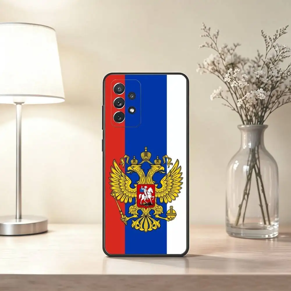 Russia Flag Digital Development  Phone Case Black Silicone Soft For Samsung S26,S25,S24,S23,S22,S21,S30,Ultra,Plus,Fe,Lite