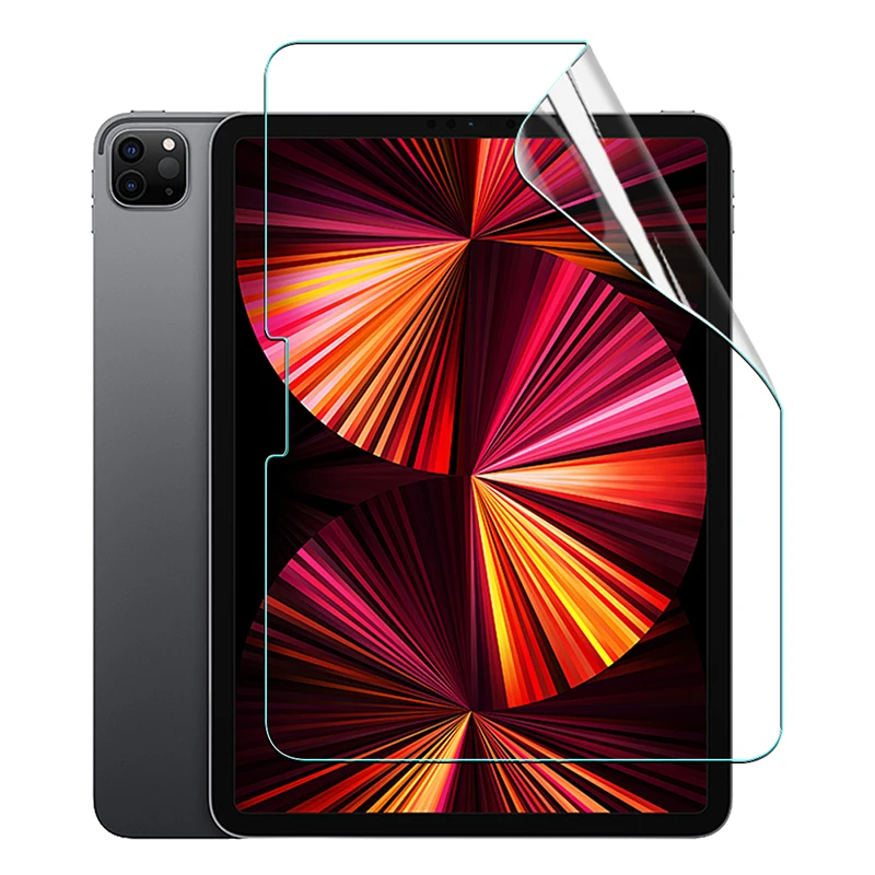 HD Tablet PET Soft Film For Apple IPad Pro 12.9 6th 5th 4th 3th 2th 1th Screen Protector 12.9 inch 2022 2021 2020 2018 2017 2015