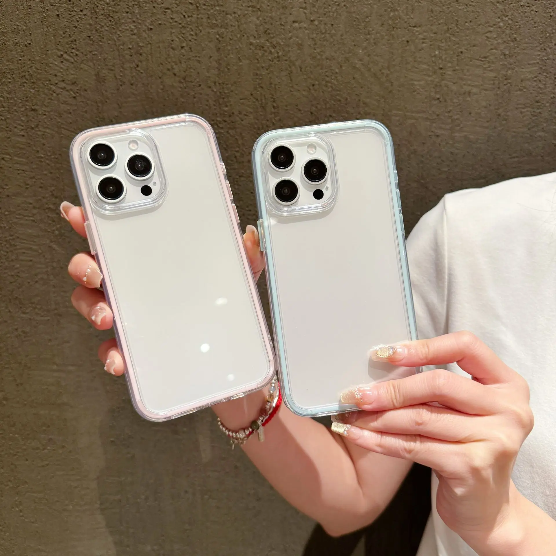 Hülle für iPhone 17 Pro Transparentes Acryl Anti-Drop Drei-in-Eins, für 15 Schutzhülle – Detail 6