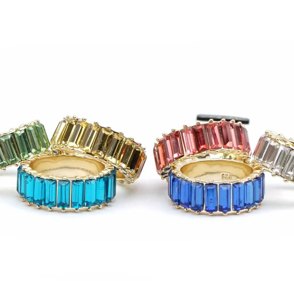 

Diamond Ring Fashion Jewelry Rings Unique Design Women Rings Rainbow Color Finger Decorative Long Lasting Durable Gifts Mom
